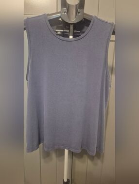 Eileen Fisher Deep Navy Flowy Top